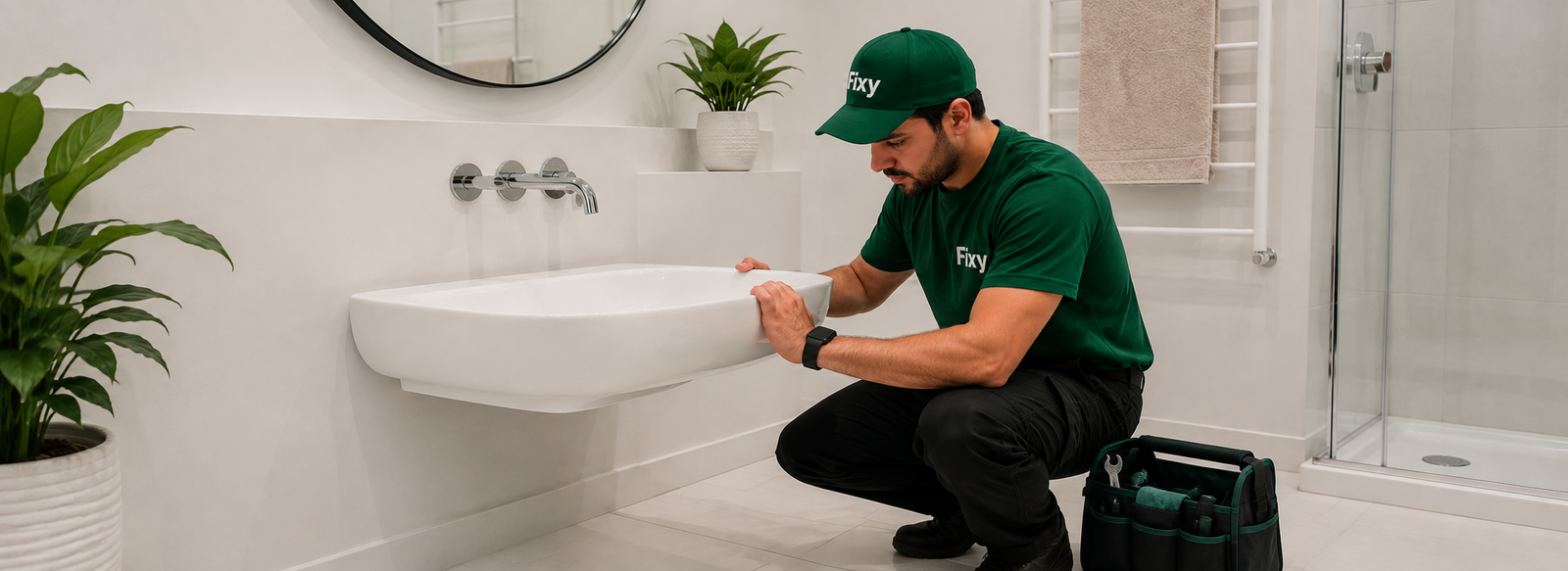 Washbasin Installation