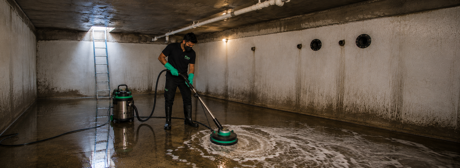 Underground Water Tank Cleaning 9/9ft-12/12ft