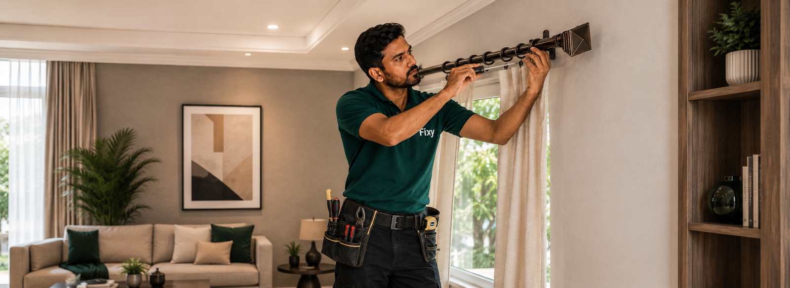 Curtain Rod Installation