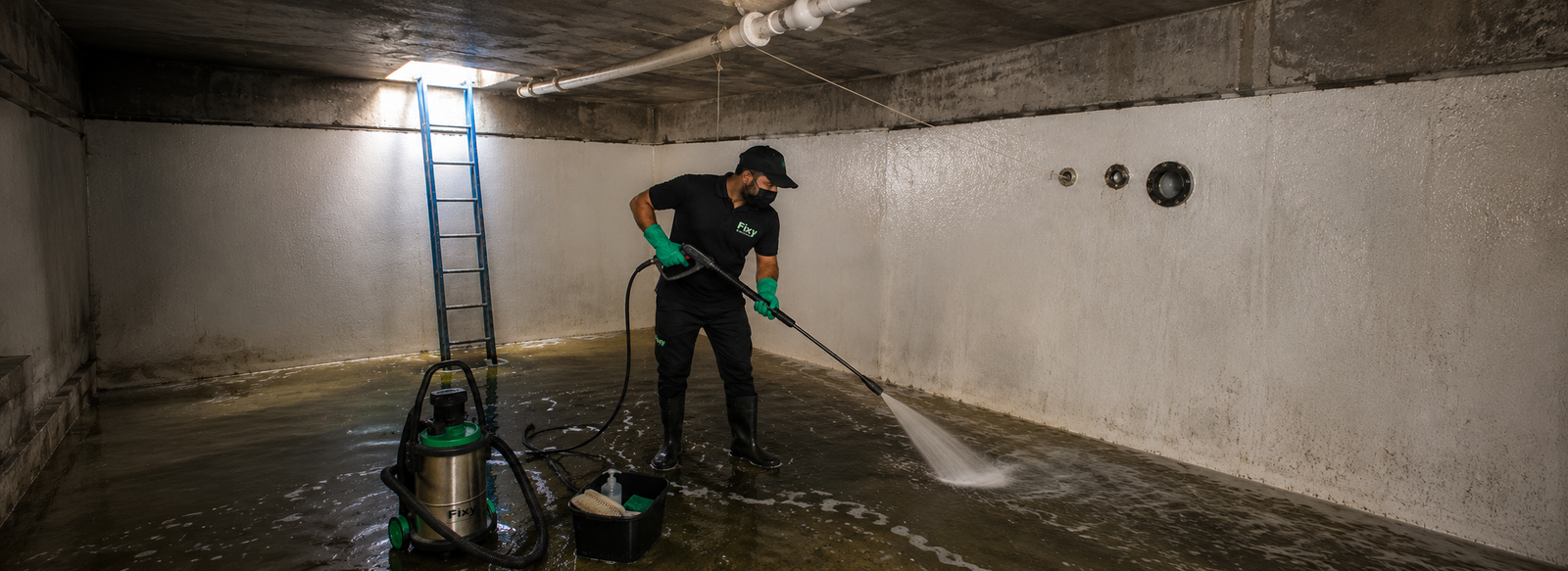 Underground Water Tank Cleaning 3/5ft-5/5ft