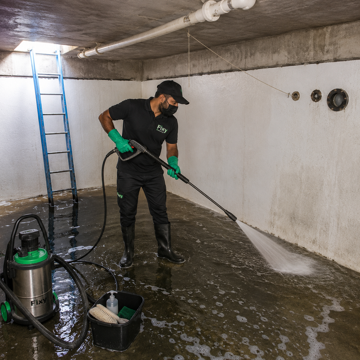 Underground Water Tank Cleaning 3/5ft-5/5ft