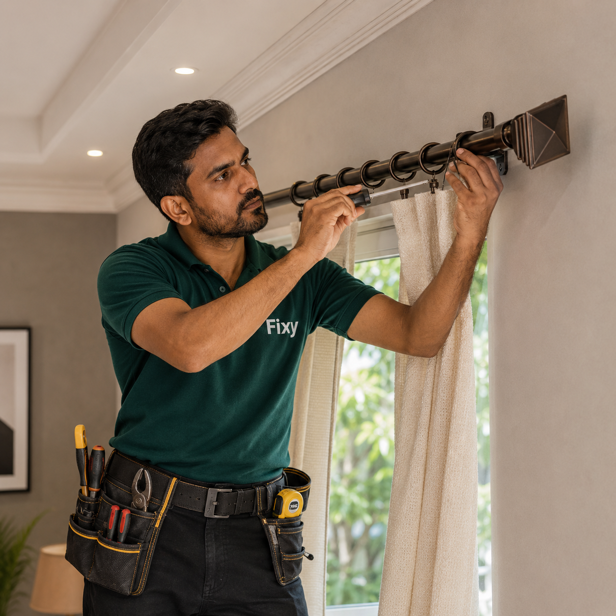 Curtain Rod Installation