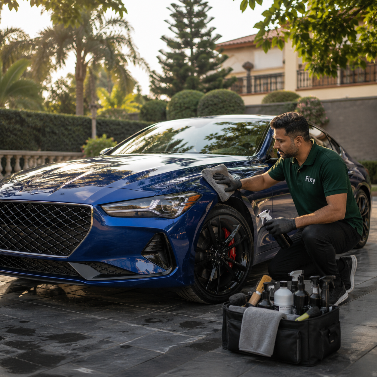 Car Detailing Luxury Sedan