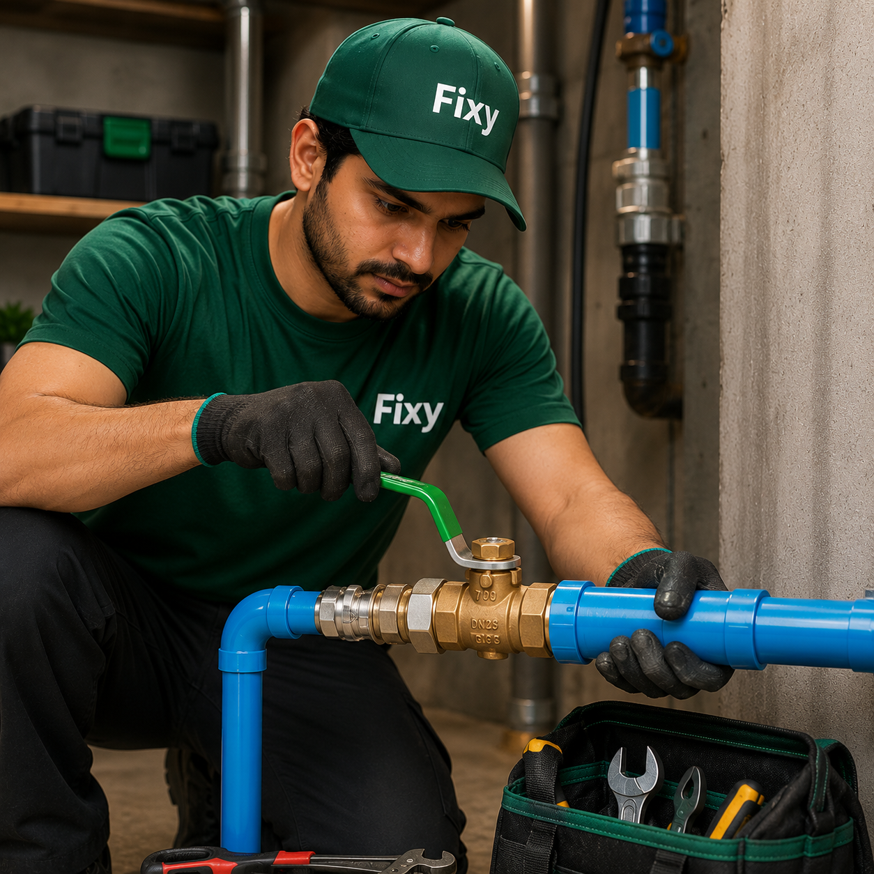 Handle Valve installation